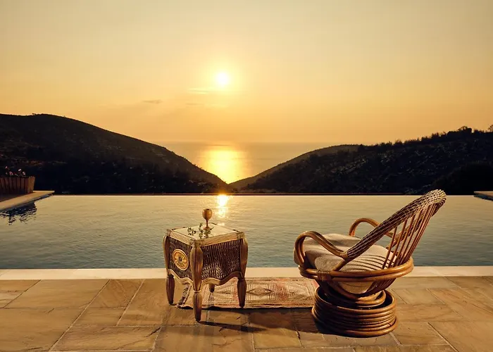 Karousa Villa - A Luxury Retreat With Stunning Views, By Zantewize Anafonítria照片