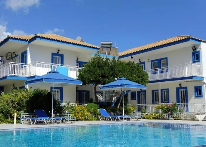 Blue White Apartments - Kefallonia Poolside Retreats Spartia  photo
