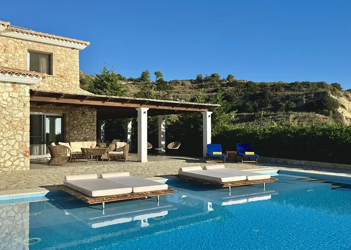 Livathos  Villa Kalypso Infinity Pool Villa תמונה