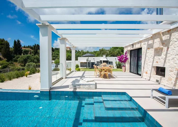 Luz Blanca Rooftop Seaview Villa Agios Leon照片