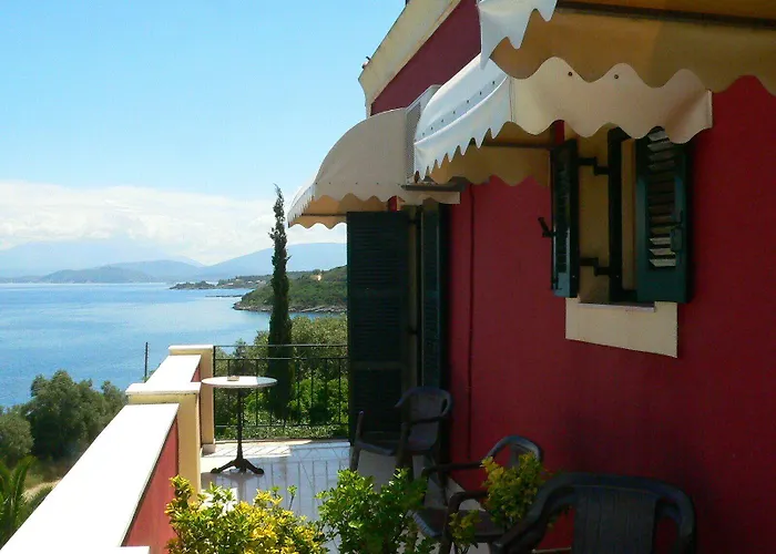Apraos Bay Hotel In Kalamaki Beach, A Nice View Over The Whole Apraos Bay照片